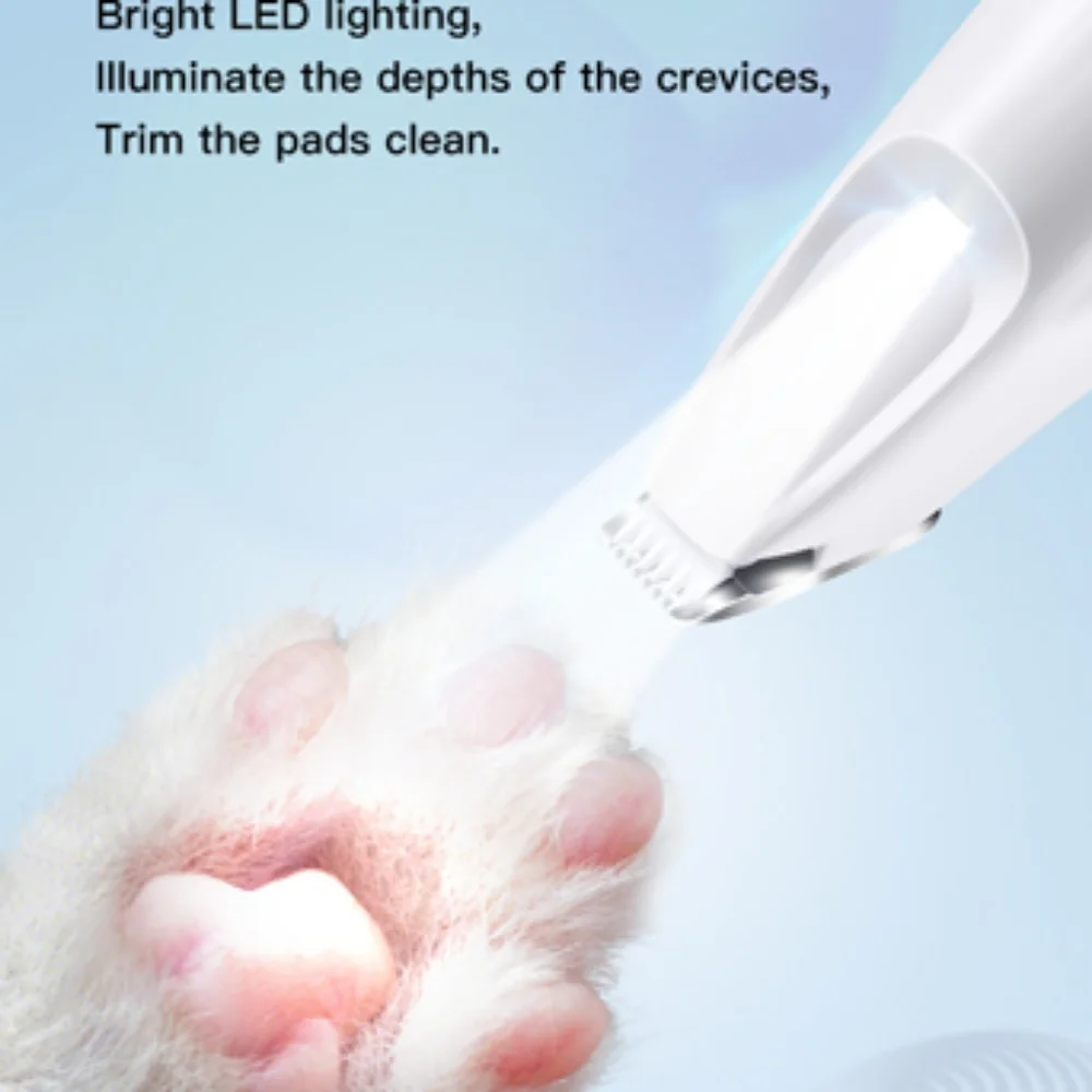Pet foot trimmer pink and white